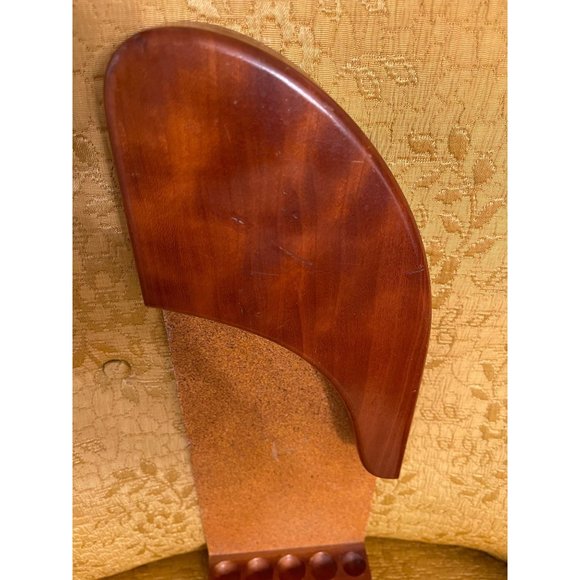 Mid Century Sleek Vita Craft Knife Holder Wood And Cork - Picture 7 of 9